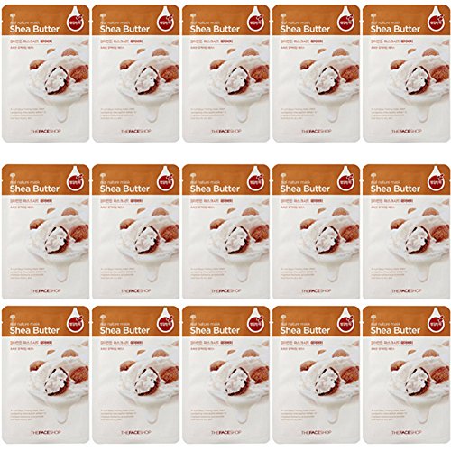 8806364058839 - THE FACE SHOP REAL NATURE MASK SHEA BUTTER 15 SHEETS