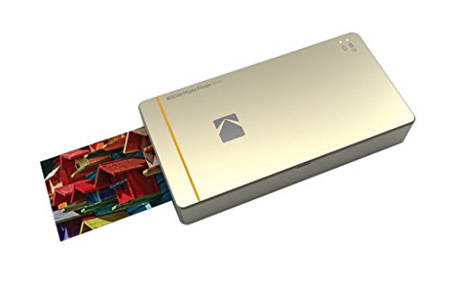 8809243714048 - KODAK MINI MOBILE WI-FI & NFC 2.1 X 3.4 PHOTO PRINTER WITH ADVANCED PATENT DYE SUBLIMATION PRINTING TECHNOLOGY & PHOTO PRESERVATION OVERCOAT LAYER (GOLD) COMPATIBLE WITH ANDROID & IOS