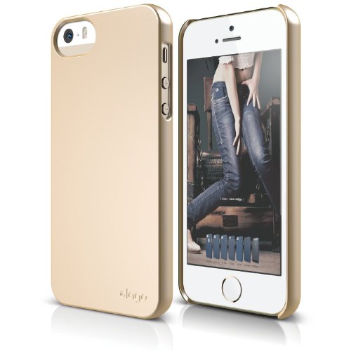 8809461767055 - IPHONE SE CASE, ELAGO® SLIMFIT CASE FOR THE IPHONE SE - ECO FRIENDLY RETAIL PACKAGING (SOFT FEEL CHAMPAGNE GOLD)