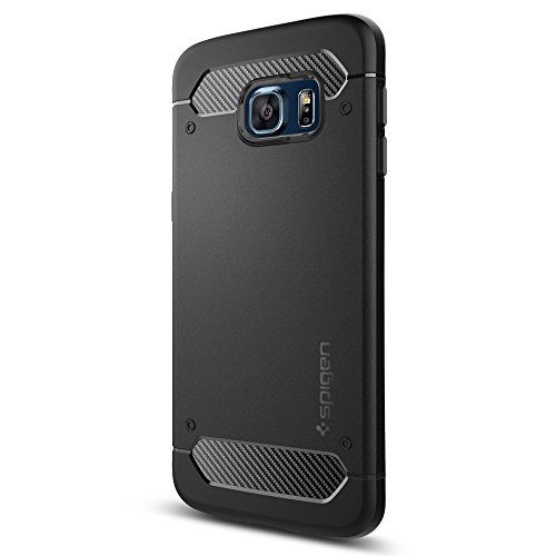 8809466640339 - GALAXY S6 EDGE PLUS CASE, SPIGEN® ULTIMATE PROTECTION AND RUGGED DESIGN WITH MATTE FINISH FOR GALAXY S6 EDGE+ - BLACK (SGP11698)