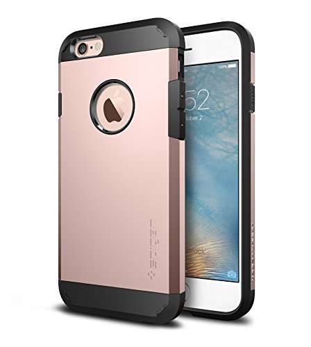 8809466640766 - IPHONE 6S CASE, SPIGEN® EXTREME PROTECTION DUAL LAYER KICK-STAND CASE FOR IPHONE 6 / 6S - ROSE GOLD (SGP11741)