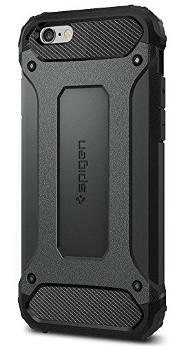 8809466640780 - SPIGEN TOUGH ARMOR TECH IPHONE 6S CASE WITH EXTREME SHOCK AND DROP PROTECTION FOR APPLE IPHONE 6 / 6S - METAL SLATE