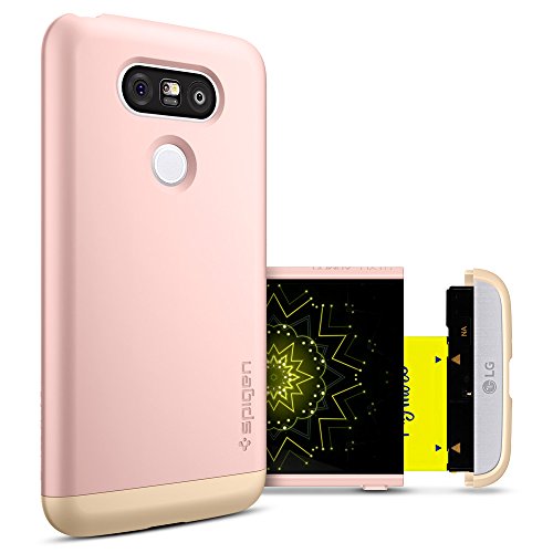 8809466643781 - LG G5 CASE, SPIGEN® SOFT-INTERIOR SCRATCH PROTECTION METALLIC FINISHED BASE WITH DUAL LAYER PROTECTION SLIM TRENDY HARD CASE FOR LG G5 - (A18CS20201)