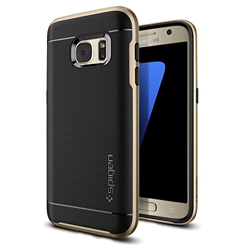 8809466643798 - GALAXY S7 CASE, SPIGEN® BUMPER STYLE PREMIUM CASE SLIM FIT DUAL LAYER PROTECTIVE COVER FOR SAMSUNG GALAXY S7 - CHAMPAGNE GOLD (555CS20202)