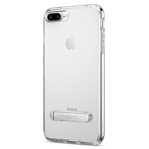 8809466648427 - SPIGEN ULTRA HYBRID S IPHONE 7 PLUS CASE WITH AIR CUSHION TECHNOLOGY AND MAGNETIC METAL KICKSTAND FOR IPHONE 7 PLUS - CRYSTAL CLEAR