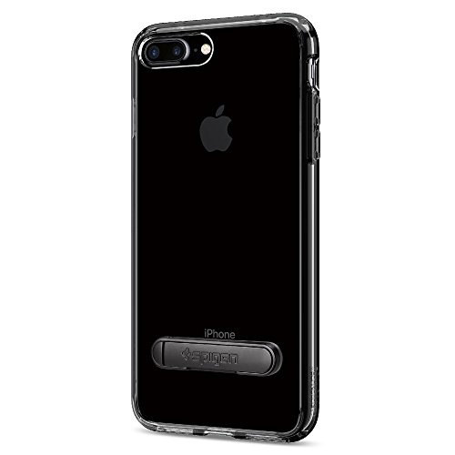 8809466649134 - SPIGEN ULTRA HYBRID S IPHONE 7 PLUS CASE WITH JET BLACK OPTIMIZED COLOR AND AIR CUSHION TECHNOLOGY AND MAGNETIC METAL KICKSTAND FOR IPHONE 7 PLUS - JET BLACK