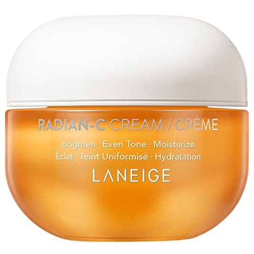 8809685784692 - LANEIGE RADIAN-C CREAM, DEEP HYDRATION, BRIGHTEN AND REDUCE VISIBLE DARK SPOTS WITH VITAMIN C EAE & VITAMIN E. DERMATOLOGIST-TESTED, HYPOALLERGENIC, AND NON-COMEDOGENIC, 1.0 FL. OZ.