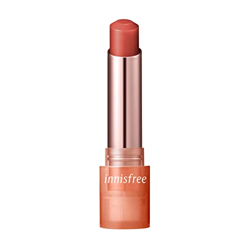 8809707256190 - INNISFREE DEWY TINT LIP BALM: #3 LOVE BEIGE, NATURAL GLOSSY FINISH, INFUSED WITH JEJU CAMELIA SEED OIL, CERAMIDE, AND HYALURONIC ACID