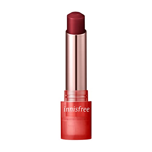 8809707256312 - INNISFREE DEWY TINT LIP BALM: #5 POWER CHERRY, NATURAL GLOSSY FINISH, INFUSED WITH JEJU CAMELIA SEED OIL, CERAMIDE, AND HYALURONIC ACID