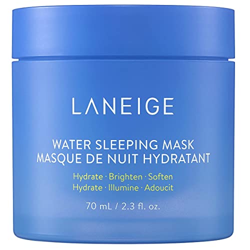 8809803507417 - LANEIGE WATER SLEEPING MASK OVERNIGHT GEL, REPLENISHES SKIN TO BRIGHTEN, CLARIFY, HYDRATE AND STRENGTHEN SKINS MOISTURE BARRIER WITH SLEEP-BIOME TECHNOLOGY AND SQUALANE, 2.4 FL. OZ.
