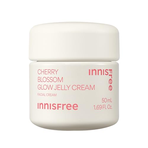 8809843682303 - INNISFREE CHERRY BLOSSOM GLOW JELLY CREAM WITH NIACINAMIDE FOR SMOOTH, BRIGHT, GLOWING SKIN, KOREAN SKINCARE HYDRATING MOISTURIZER FOR FACE