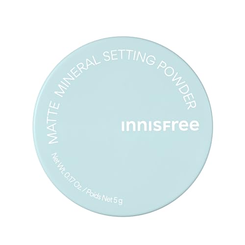 8809843685526 - INNISFREE MATTE MINERAL SETTING POWDER, ABORBS OIL AND SETS MAKEUP, MATTE, SMOOTH, BLURRING LOOSE POWDER WITH POWDER PUFF, FRAGRANCE FREE, TRANSLUCENT