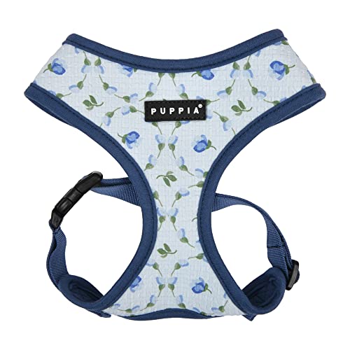 8809867367842 - PUPPIA FLORIAN OVER-THE-HEAD DOG HARNESS NO CHOKE NO PULL ADJUSTABLE CHEST BELT WALKING TRAINING FOR SMALL AND MEDIUM DOG - BLUE - XL