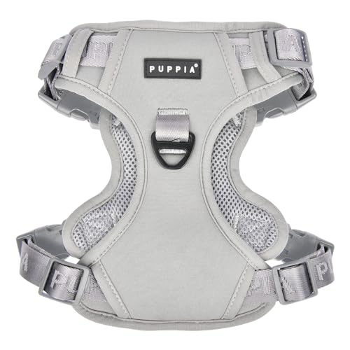 8809912798324 - JAREK DOG HARNESS H STURDY HANDLE ADJUSTABLE NECK AND CHEST REFLECTIVE FOR SMALL AND MEDIUM DOGS - GREY - L
