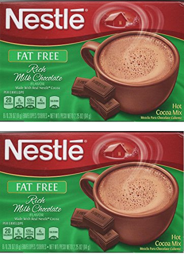 0881314568048 - NESTLE HOT COCOA MIX CARBSELECT FAT FREE WITH CALCIUM (2 BOXES-16 CT) 0.28 OZ PACKETS (8G)