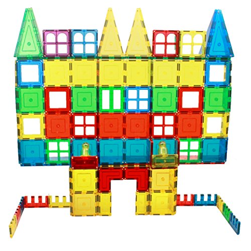 0881314992409 - AWARD WINNING MAGNETIC STICK N STACK 200 PIECE FAMILY SET. INCLUDES 19 DIFFERENT SHAPES DOOR, WINDOWS, GATES, FIGURES,WHEELS, AND MUCH MORE