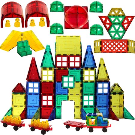 0881314993178 - AWARD WINNING MAGNETIC STICK N STACK 300 PCS MASTER BUILDER SET. INCLUDES 23 DIFFERENT SHAPES DOOR, WINDOWS, FRAMES, GATES, ARCHES, FIGURES,WHEELS, AND MUCH MORE