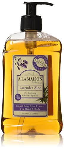 0881577002198 - A LA MAISON DE PROVENCE LIQUID SOAP, LAVENDER ALOE, 16.9-OUNCE BOTTLES (PACK OF 3)