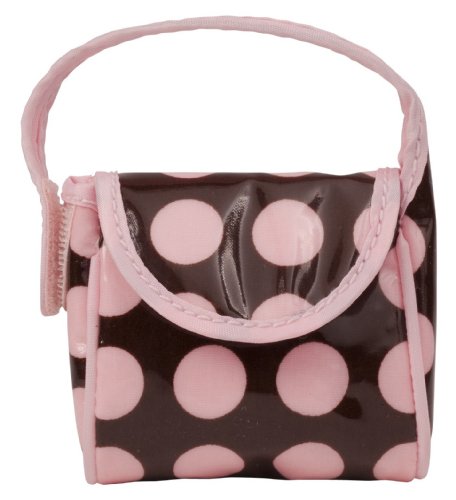 0088161132426 - PACIFIER POD HEAVENLY DOTS CHOCOLATE PINK