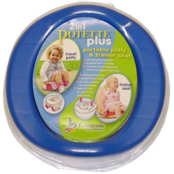 0088161230092 - POTETTE PLUS 2-IN-1 PORTABLE POTTY & TRAINER BLUE 2 IN