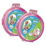 0088161230108 - POTETTE PLUS 2-IN-1 PORTABLE POTTY & TRAINER PINK
