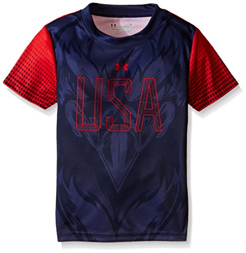 0881634238744 - UNDER ARMOUR LITTLE BOYS COUNTRY PRIDE NO.6 TEE, NAVY SEAL, 6