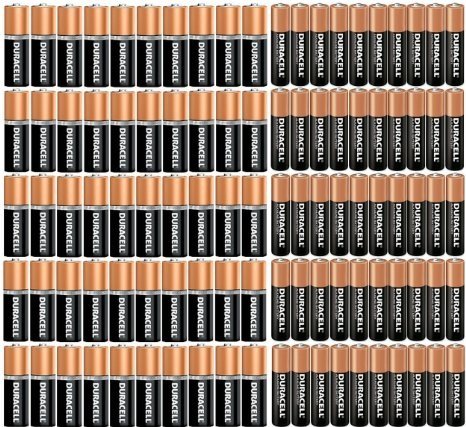 0088168206984 - DURACELL COPPERTOP ALKALINE AA AND AAA BATTERIES WITH DURALOCK - 48PACK EACH (96 BATTERIES TOTAL) FROM DURACELL PLUS FREE 1 MOSQUITO STICKER