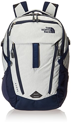 0881862444702 - THE NORTH FACE SURGE BACKPACK - 2014CU IN HIGH RISE GREY/COSMIC BLUE, ONE SIZE