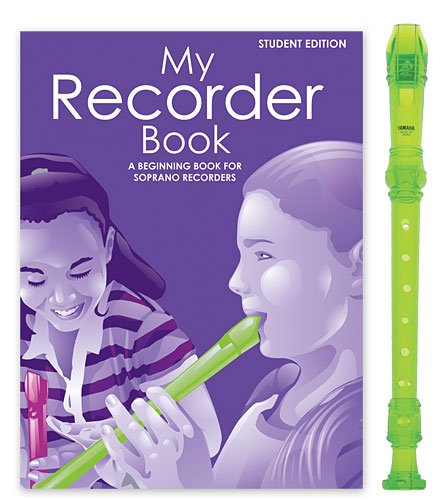 0881970006519 - YAMAHA GREEN RECORDER PACK WITH MY RECORDER BOOK/CD BY SANDY FELDSTEIN