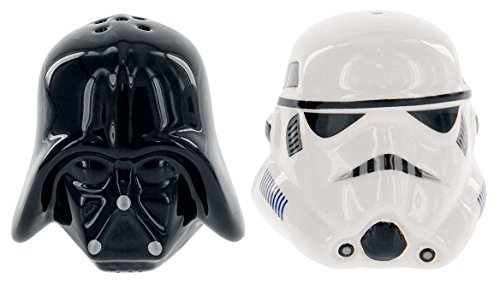 0882041006964 - STAR WARS DARTH VADER AND STORMTROOPER SALT AND PEPPER SHAKERS