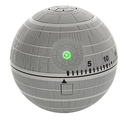 0882041006971 - STAR WARS DEATH STAR KITCHEN TIMER WITH LIGHTS AND SOUNDS