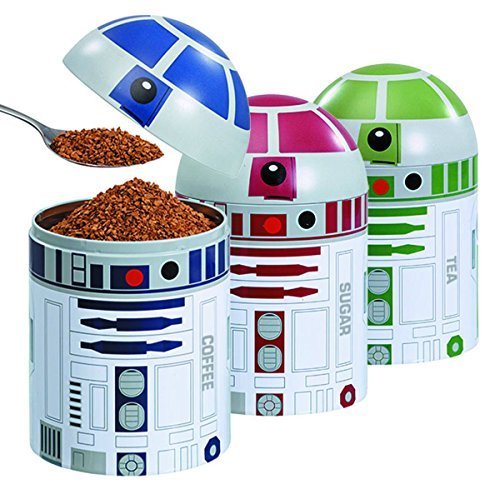 0882041007060 - STAR WARS - R2D2 NOVELTY KITCHEN STORAGE CONTAINERS SET OF 3