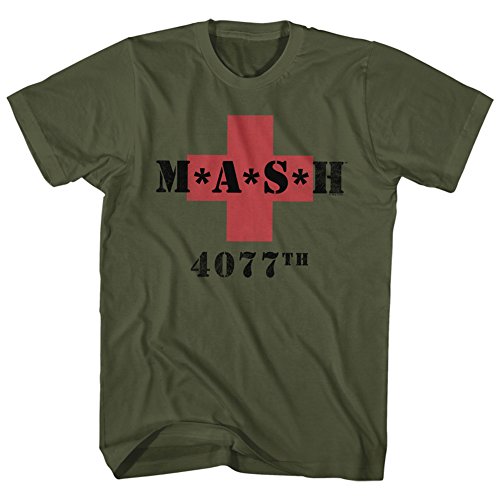 0882048070210 - MASH 4077TH M*A*S*H IN RED CROSS ADULT T-SHIRT (ADULT XX-LARGE)