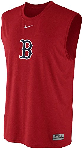 0882065043181 - NIKE BOSTON RED SOX MEN'S MLB AC DRI-FIT LEGEND LOGO SLEEVELESS T-SHIRT (SMALL, RED)