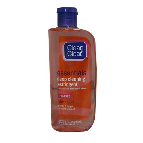 0882308101111 - CLEAN & CLEAR DEEP CLEANING ASTRINGENT, OIL FIGHTING, 8 OUNCE