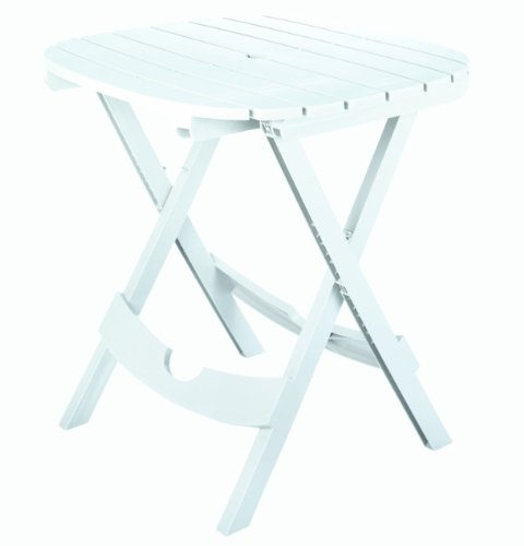 0882478717747 - ADAMS MANUFACTURING 8550-48-3700 QUIK-FOLD® CAFE TABLE, WHITE