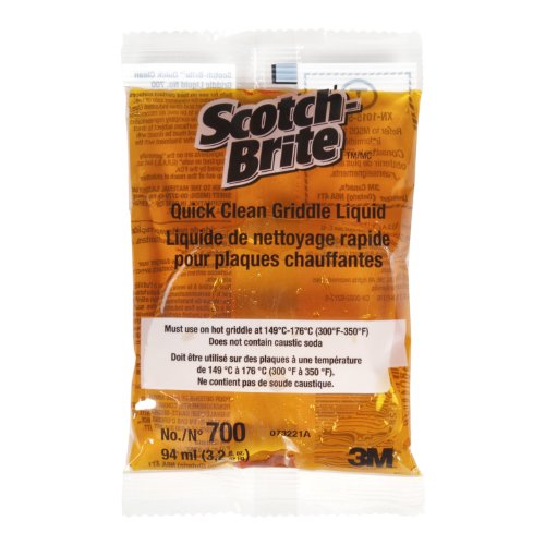 0882540147014 - SCOTCH-BRITE 700-40 QUICK-CLEAN GRIDDLE LIQUID, 3.2-OUNCE PACKETS (CASE OF 40)