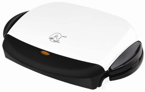 0882582189676 - GEORGE FOREMAN GRP4 NEXT GRILLERATION 5-BURGER GRILL WITH REMOVABLE PLATES, WHIT
