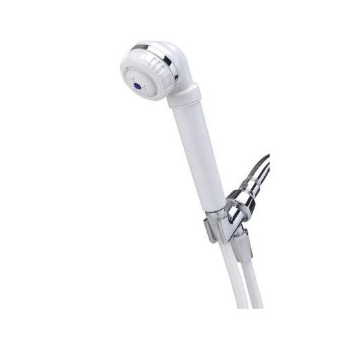 0882697591999 - SPRITE HHCT MASSAGING HANDHELD CHLORINE SHOWER FILTER UNIT WITH REPLACEABLE FILTER WHITE AND CHROME TRIM