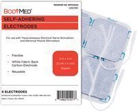 0882968827536 - 10/1/1 ELECTRODES + GELS COMBO - WHOLESALE ELECTROTHERAPY 4/PACKS = 40 PADS 2 X 2 CLOTH CARBON FILM ELECTRODES W/ TAC GEL, AND LECTRON II CONDUCTIVE GEL