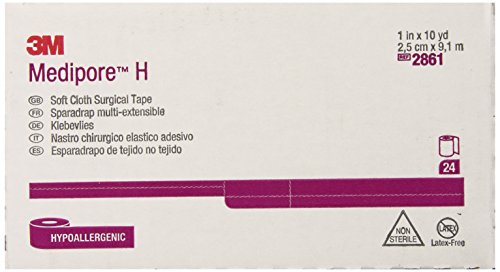 0882971657090 - 3M MEDIPORE H SOFT CLOTH TAPE 2861 (PACK OF 24)
