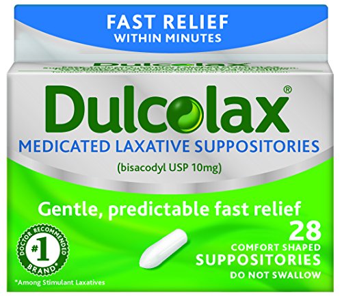 0882972438766 - DULCOLAX LAXATIVE SUPPOSITORIES, 28 COUNT