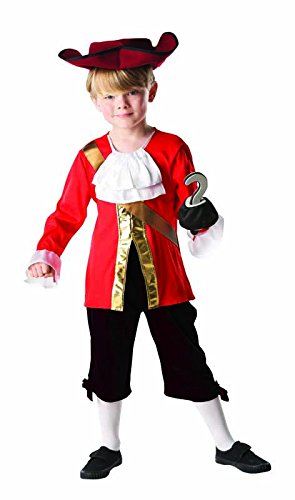 0883028007479 - JAKE & THE NEVERLAND PIRATES CAPTAIN HOOK COSTUME CHILD FANCY DRESS