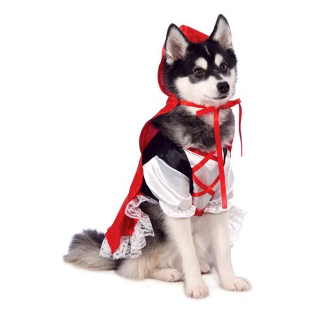 0883028113316 - RED RIDING HOOD DOG COSTUME, SMALL