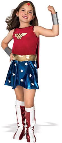 0883028231263 - SUPER DC HEROES WONDER WOMAN CHILD'S COSTUME - MEDIUM (50 - 54 HEIGHT, 27 - 30 WAIST)