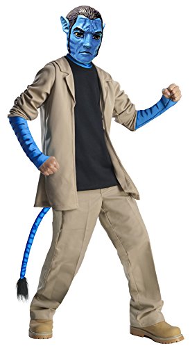 0883028429363 - AVATAR CHILD'S DELUXE COSTUME AND MASK, JAKE SULLY COSTUME-MEDIUM