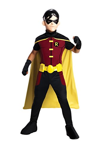 0883028462674 - RUBIE'S COSTUME YOUNG JUSTICE ROBIN CHILD COSTUME, LARGE