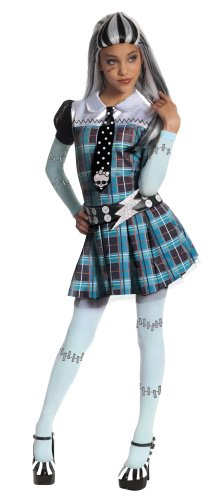 0883028478675 - MONSTER HIGH FRANKIE STEIN COSTUME - ONE COLOR - LARGE