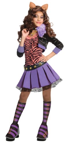 0883028490257 - MONSTER HIGH DELUXE CLAWDEEN WOLF COSTUME - SMALL