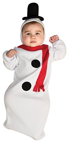 0883028587001 - RUBIE'S SNOWMAN BUNTING COSTUME, WHITE, ONE SIZE